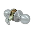 thumbnail image 1 of Deltana 6173-26D St. Thomas Home Series Round Door Knobset Passage Brushed Chrome, 1 of 2