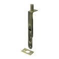 thumbnail image 1 of Deltana 6FBR5 6" Flush Bolt; Heavy Duty Round; Antique Brass Finish, 1 of 2