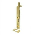 thumbnail image 1 of Deltana 6FBSCR003 6" Flush Bolt; Heavy Duty; Square; Lifetime Brass Finish, 1 of 2