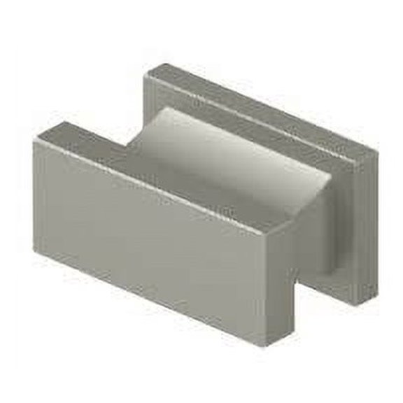 Deltana AN138U15 Contemporary Knob, Anvil, 3/4" x 1-1/2" x 7/8" in Brushed Nickel