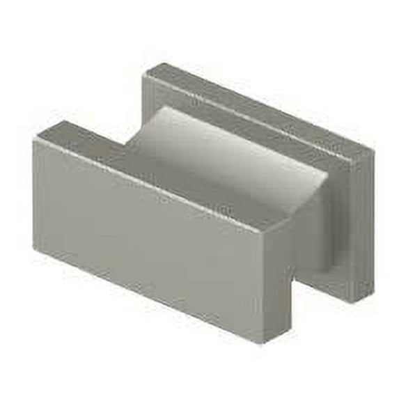 Deltana AN138U15 Contemporary Knob, Anvil, 3/4" x 1-1/2" x 7/8" in Brushed Nickel