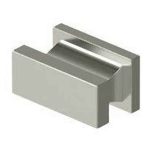 Deltana AN138U14 Contemporary Knob, Anvil, 3/4" x 1-1/2" x 7/8" in Polished Nickel
