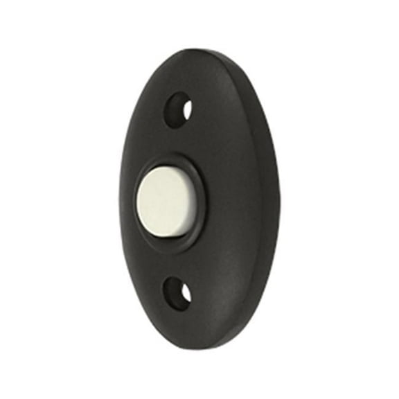 Deltana BBC20U10B Bell Button; Standard; Oil Rubbed Bronze Finish
