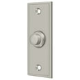 thumbnail image 1 of Deltana BBS333U15 Bell Button; Rectangular Contemporary; Satin Nickel Finish, 1 of 3