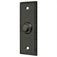 thumbnail image 1 of Deltana BBSR333U10B Bell Button; Rectangular Rope; Oil Rubbed Bronze Finish, 1 of 2