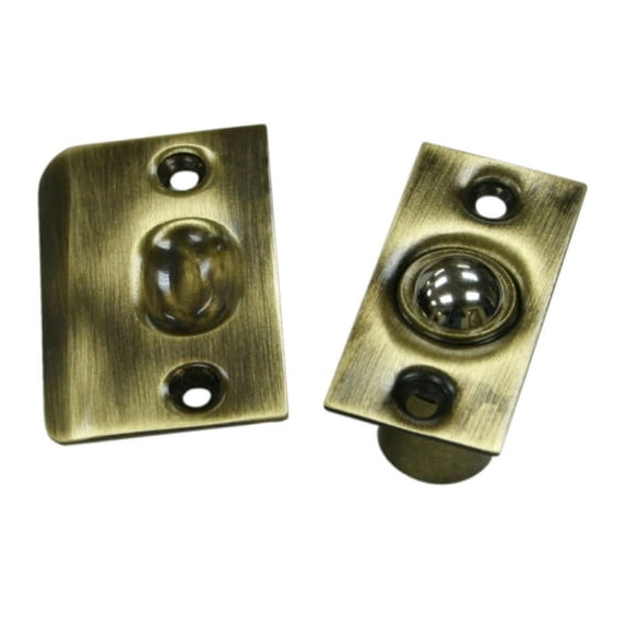 Deltana BC218U5 Ball Catch; Antique Brass Finish