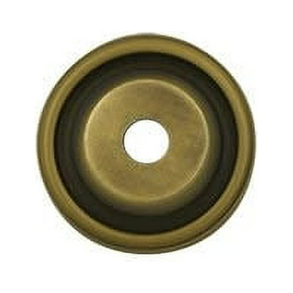 Deltana BPRC100U5 Base Plate for Knobs; 1" Diameter; Antique Brass Finish