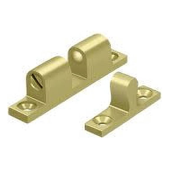 Deltana BTC10U3 Ball Tension Catch 1-4/5" x 3/10"; Bright Brass Finish