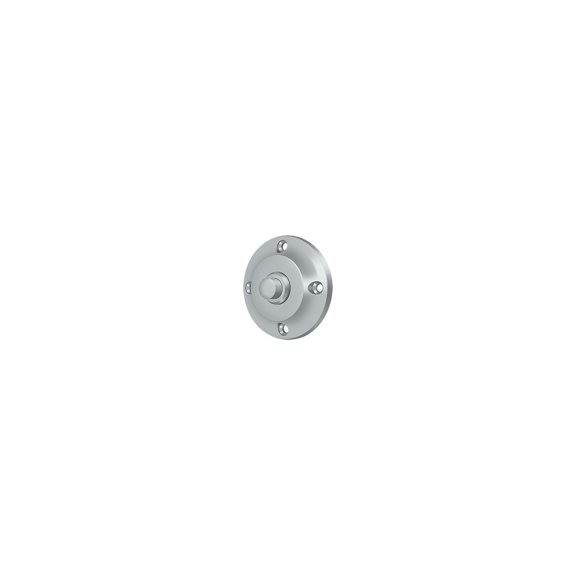 Deltana BBR213U26D Bell Button, Round Contemporary in Brushed Chrome
