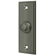 thumbnail image 1 of Deltana Bbs333 3-1/4" X 1-1/4" Solid Brass Contemporary Rectangular Bell Button - Nickel, 1 of 2