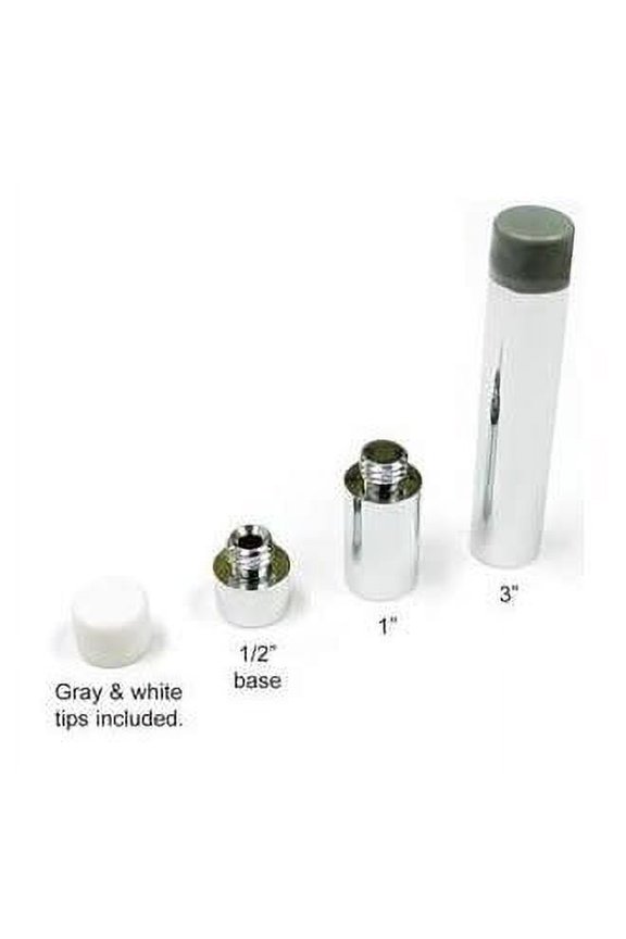 BDS450CR003 4-1/2" Projection Maximum Extension Baseboard Door Bumper Lifetime Polished Brass