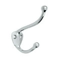thumbnail image 1 of Deltana CAHH3U26 Coat & Hat Hook; Bright Chrome Finish, 1 of 2