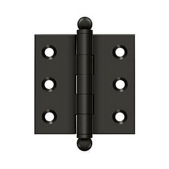 Deltana CH2020U10B 2" x 2" Hinge; with Ball Tips; Oil Rubbed Bronze Finish