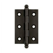 Deltana CH2517U10B 2-1/2" x 1-11/16" Hinge; with Ball Tips; Oil Rubbed Bronze Finish