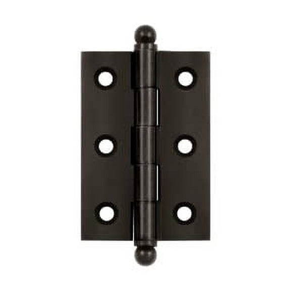 Deltana CH2517U10B 2-1/2" x 1-11/16" Hinge; with Ball Tips; Oil Rubbed Bronze Finish