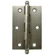 Deltana CH2520U15 2-1/2" x 2" Hinge; with Ball Tips; Satin Nickel Finish