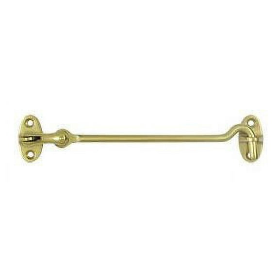 Deltana CHK6U3 Cabin Swivel Hooks, 6" in Polished Brass