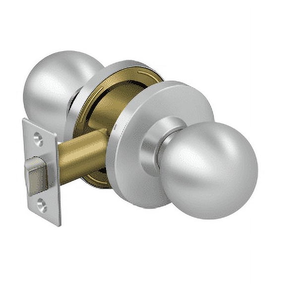 Deltana CL101EAC-32D Pro Series Commercial Grade 2 Round Door Knob Passage Standard Stainless Steel