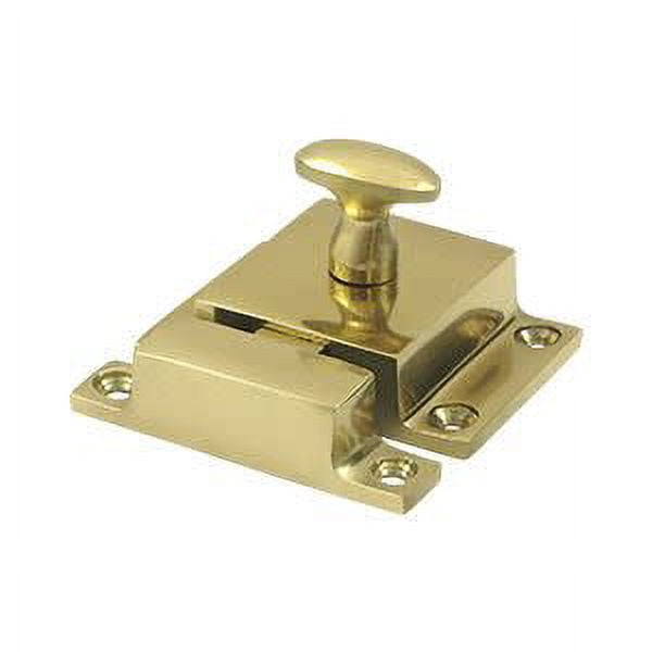 Deltana CL1580U3 Cabinet Lock; 1-3/5" x 2-3/10"; Bright Brass Finish