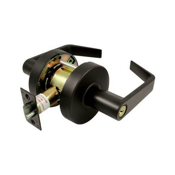 Deltana CL500EVC Clarendon Single Cylinder Grade 2 Commercial Leverset from The, Brushed Chrome