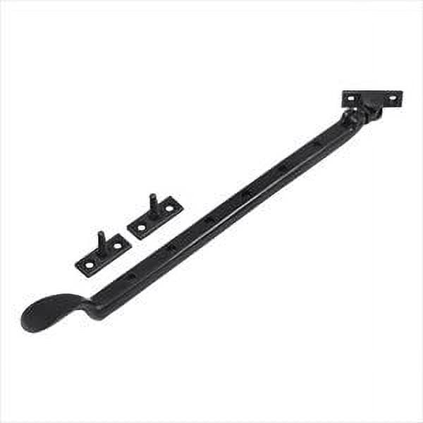 Deltana CSA13U19 13" Colonial Casement Stay Adjuster; Black Finish