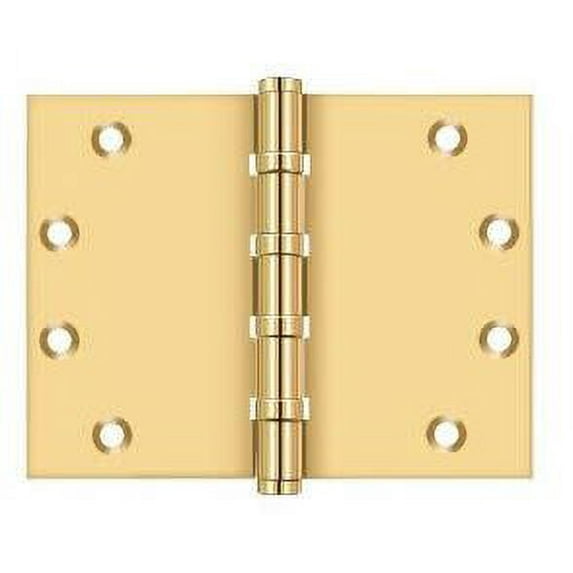 Deltana CSB4560BB Solid Brass 4 1/2-Inch x 6-Inch Square Corner Hinge