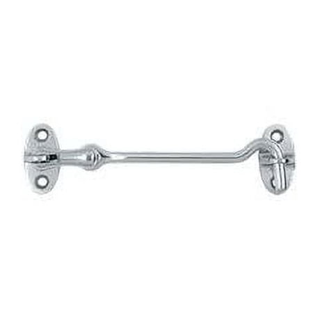 Deltana CHK4U26 4" Length Cabin Door Swivel Hooks Polished Chrome