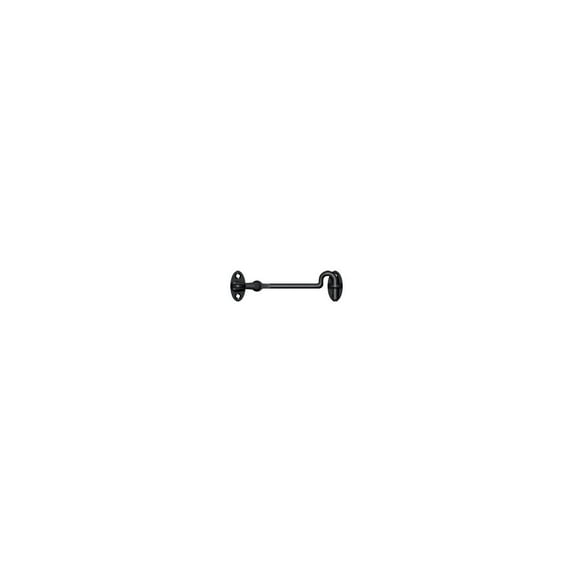 Deltana Cabin Swivel Hooks, 4" Black CHK4U19