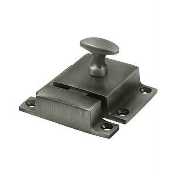 Deltana CL1580U15A Cabinet Lock, 1-5/8" x 2-1/4" in Antique Nickel