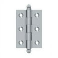 thumbnail image 1 of Deltana CH2517U26D 2-1/2" x 1-11/16" Hinge, w/ Ball Tips in Brushed Chrome, 1 of 2