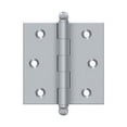 thumbnail image 1 of Deltana CH2525U26D 2-1/2" x 2-1/2" Hinge, w/ Ball Tips in Brushed Chrome, 1 of 2