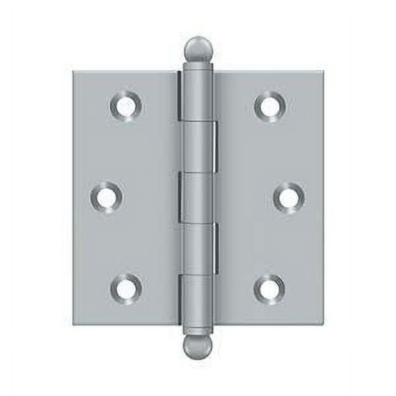 Deltana CH2525U26D 2-1/2" x 2-1/2" Hinge, w/ Ball Tips in Brushed Chrome