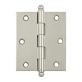 thumbnail image 1 of Deltana CH3025U14 3" x 2-1/2" Hinge, w/ Ball Tips in Polished Nickel, 1 of 2