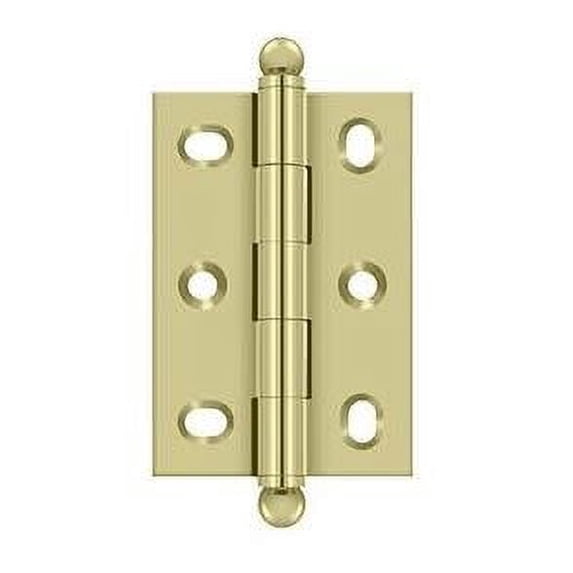 Deltana CHA2517U3-UNL 2-1/2" x 1-3/4" Adjustable W/ Ball Tips in Unlacquered Brass