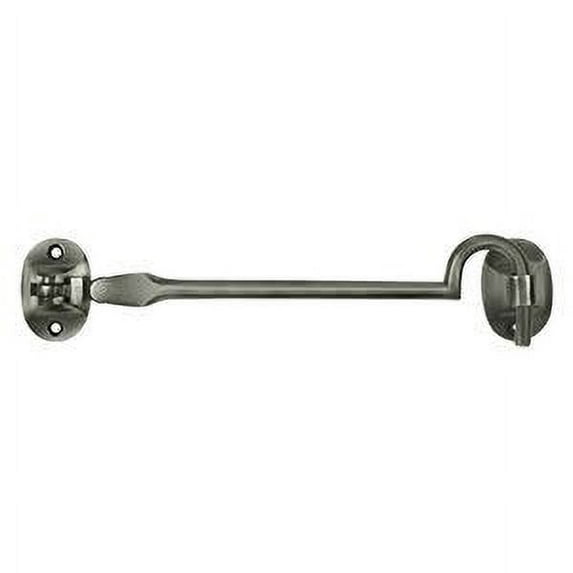 Deltana CHB6U15A Cabin Hooks, British Style, 6" in Antique Nickel