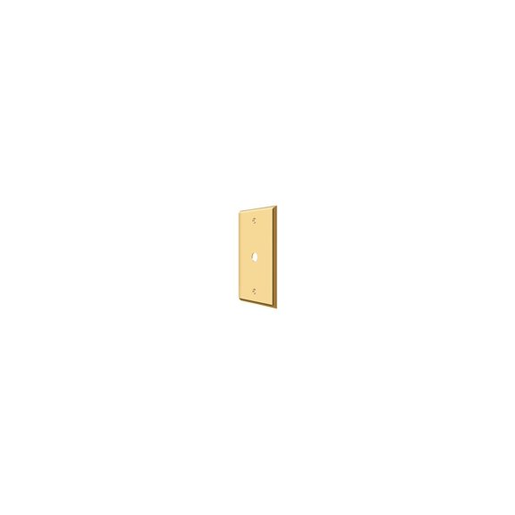 Deltana CPC4764CR003 Switch Plate, Cable Cover Plate in PVD Polished Brass