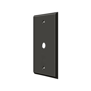 Deltana Cpc4764 Solid Brass Coaxial Cable Switch Plate Cover - Bronze