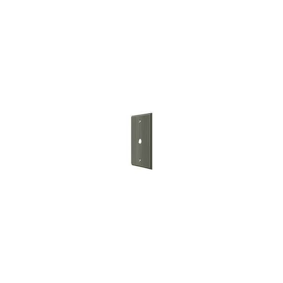 Deltana CPC4764U15A Switch Plate, Cable Cover Plate in Antique Nickel