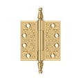 thumbnail image 1 of Deltana Csbp44 4 X 4 Ball Bearing Square Corner Full Mortise Hinge - Brass, 1 of 2