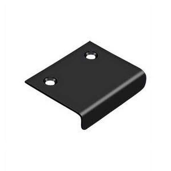 Deltana DCM215U19 2 x 1.5 in. Drawer & Cabinet Mirror Pull, Black - Solid