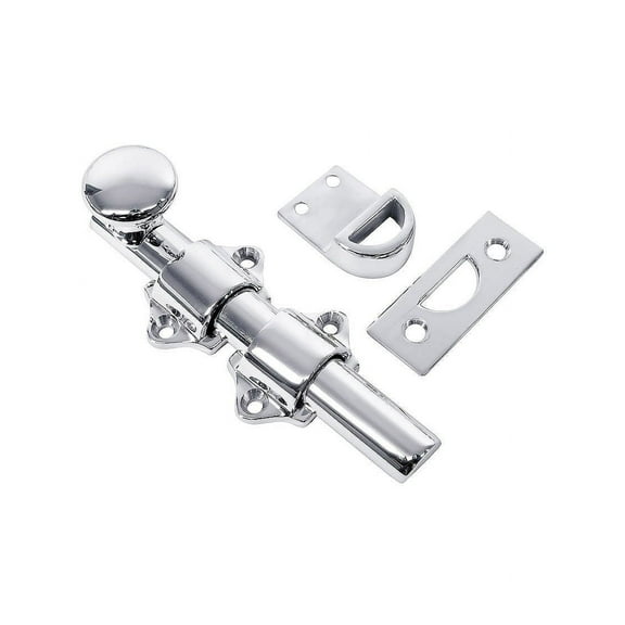 Deltana DDB425U26 4" Dutch Door Bolt; Heavy Duty; Bright Chrome Finish