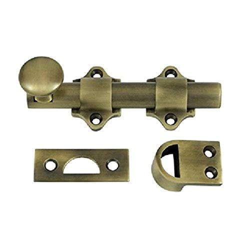 Deltana DDB425U5 HD Solid Brass 4-Inch Dutch Door Bolt