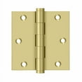 thumbnail image 1 of Deltana DSB353 3-1/2" x 3-1/2" Square Hinge; Bright Brass Finish, 1 of 2