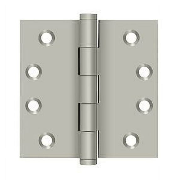 Deltana DSB415 4" x 4" Square Hinge; Satin Nickel Finish