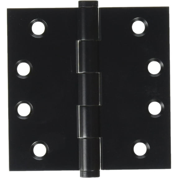 Deltana DSB419 Solid Brass 4-Inch x 4-Inch Square Hinge