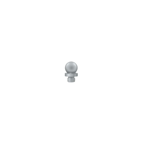 Deltana DSBT26D Ball Tip, Satin Chrome - Solid Brass