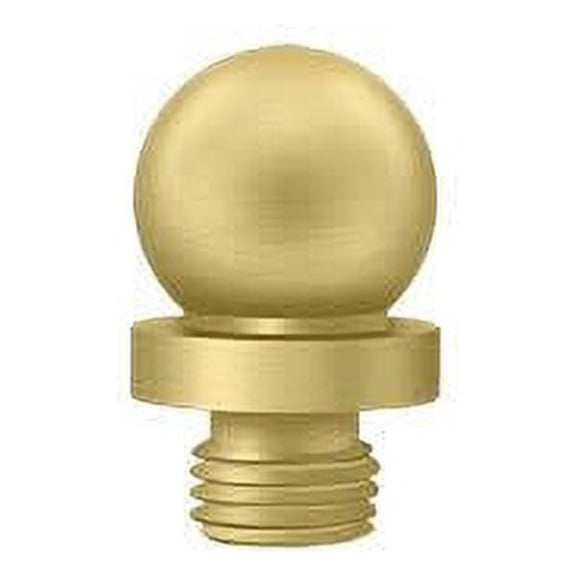 Deltana DSBT4 Ball Tip, Satin Brass - Solid Brass