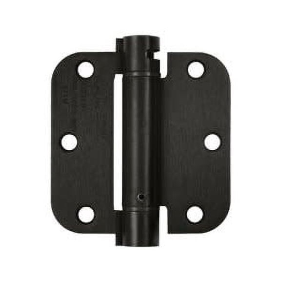Deltana DSH35R510B 3-1/2" x 3-1/2" x 5/8" Spring Hinge; Oil Rubbed Bronze Finish