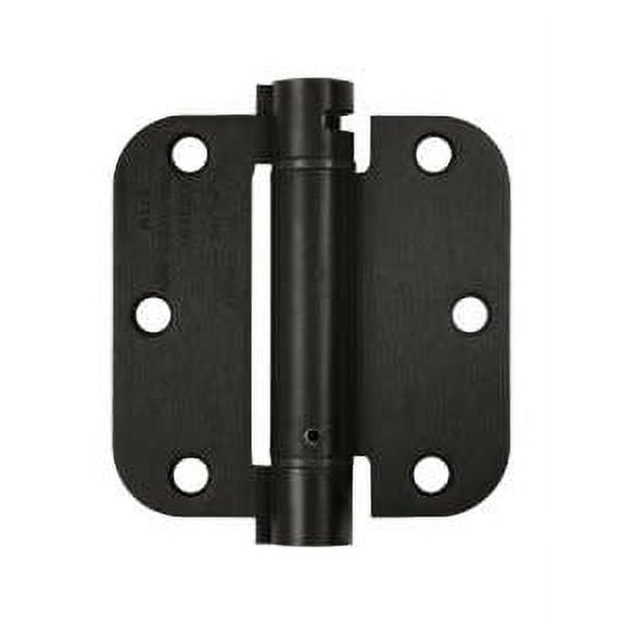 Deltana DSH35R510B 3-1/2" x 3-1/2" x 5/8" Spring Hinge; Oil Rubbed Bronze Finish