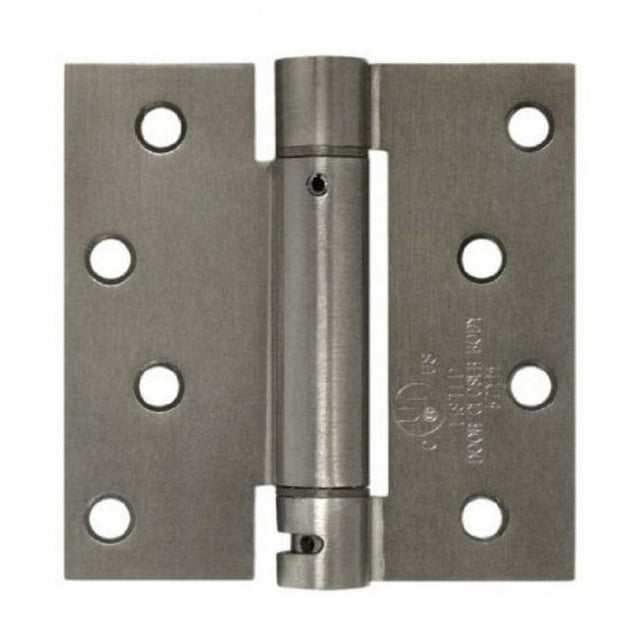 Deltana DSH44U15 4" x 4" Spring Hinge; Satin Nickel Finish